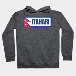 Itahari City with Nepal Flag Hoodie